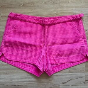 Lilly Pulitzer Pink Shorts with side zipper
